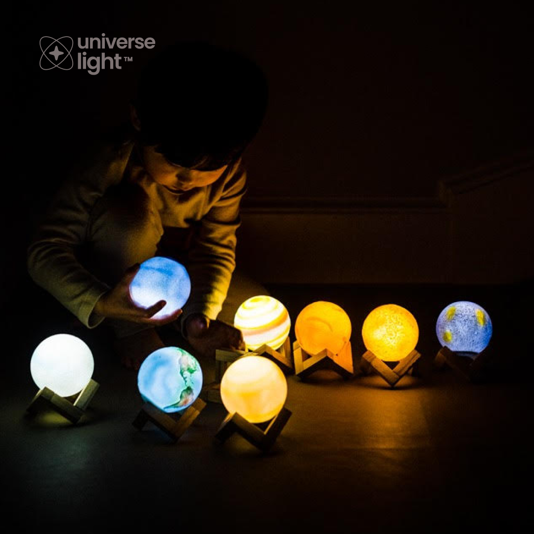 Universe Light™  Solar System Planetary Lamp Set