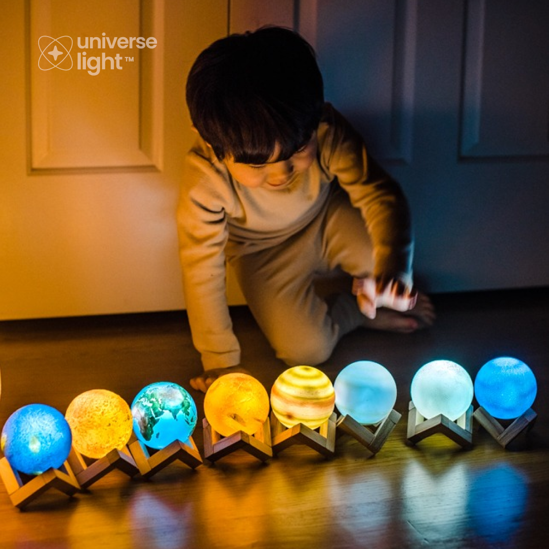 Universe Light™  Solar System Planetary Lamp Set